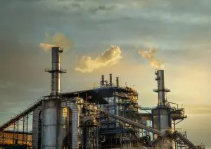 Ethanol Plant at Dusk