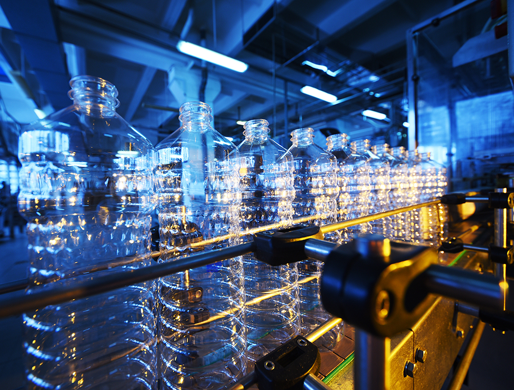 plastic bottling conveyor